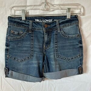 Wallflower Indigo Denim Jean shorts